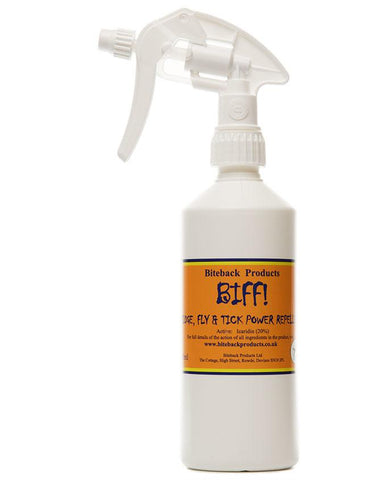 Biteback 'Biff'™ Powerful Fly Repellent for Sensitive Skin, No Neem 500ml
