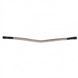 Curved flat diamante browband