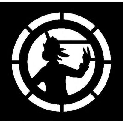 Clipping stencil - fox