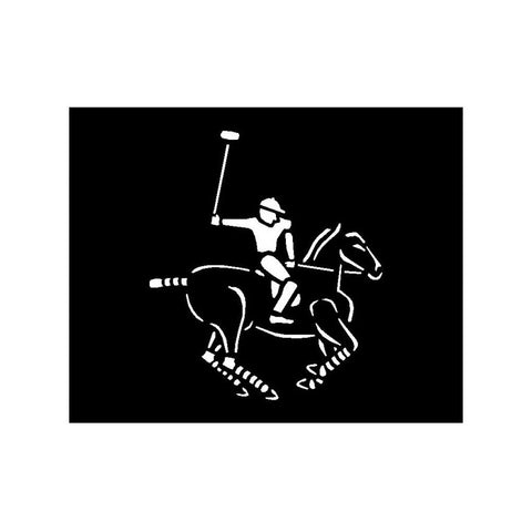 Paint Stencil - Polo Horse and Rider