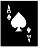Stencil - Ace of spades
